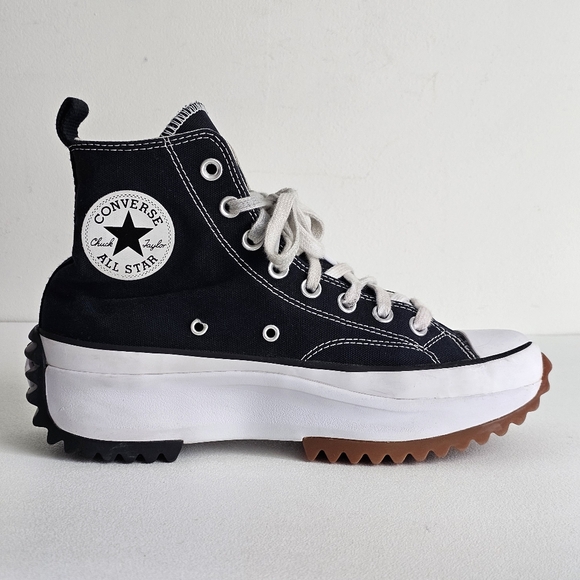 Converse Run Star Hike Canvas High-Top Platform Sneakers Size 7.5 Men / 9 Women - Picture 7 of 16